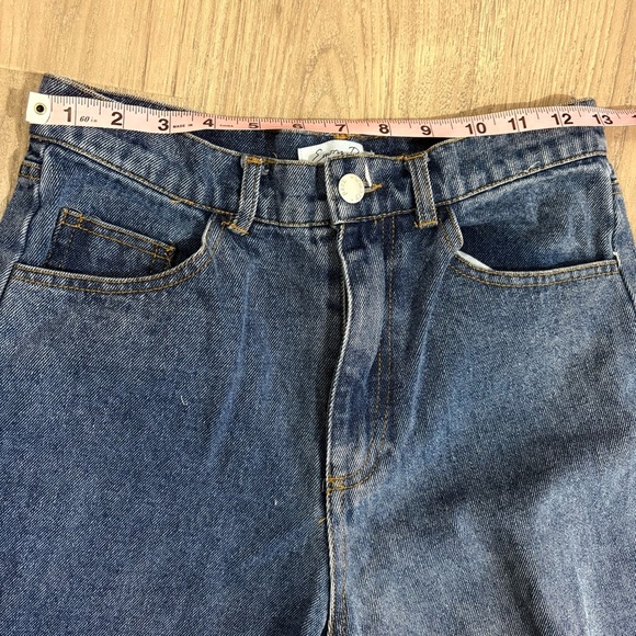 Emory Park High Rise Flare Jeans Ripped Sz 2 - Picture 3 of 9